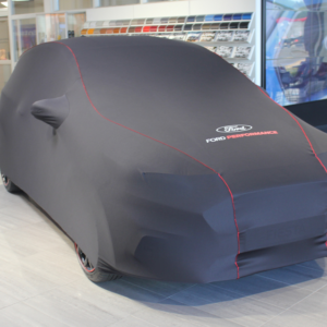 Zaščitna folija premium črna z rdečo črto, belim logotipom Ford in logotipom Ford Performance